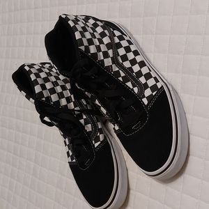 Vans Checkered High Top Sneakers